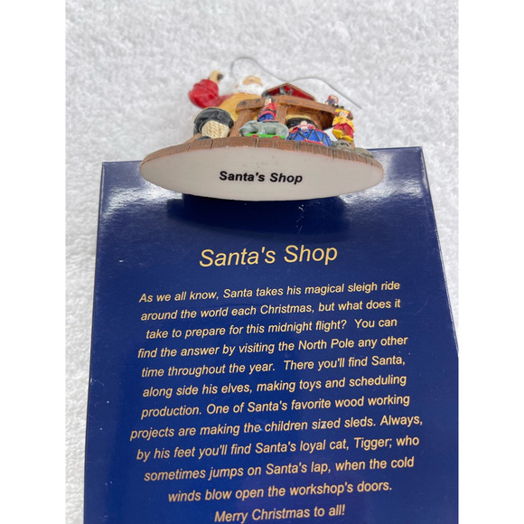 Pipka 2007 Stories Of Christmas Ornament #11478 Santas Shop Collectable 3" - Picture 6 of 9